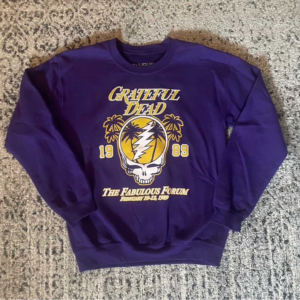 Liquid Blue: Grateful Dead Los Angeles Crew Neck Sweatshirt